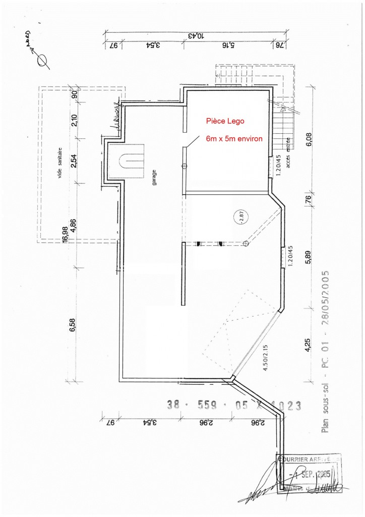 PLAN GARAGE mis à jour plus projet pièce lego