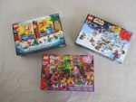 Les 3 calendriers Lego